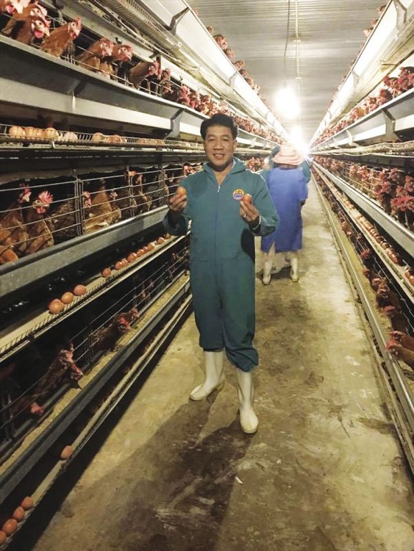 Mô hình nuôi gà an toàn sinh học ứng dụng công nghệ chuồng lạnh khép kín tại trang trại gà Thuỳ Thảo thuộc Tập đoàn Hùng Nhơn (tỉnh Bình Phước)
